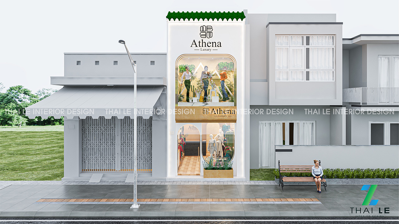 Thiết kế nội thất showroom Athena Tân Bình - 140m2